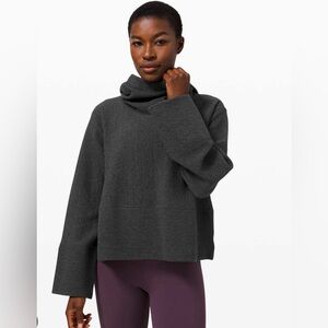 Lululemon Retreat Yourself Hoodie Heathered Graphite Grey Size M/L